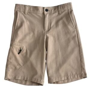 MAGELLAN OUTDOORS Boys Khaki Fish Gear Shorts Size 10y